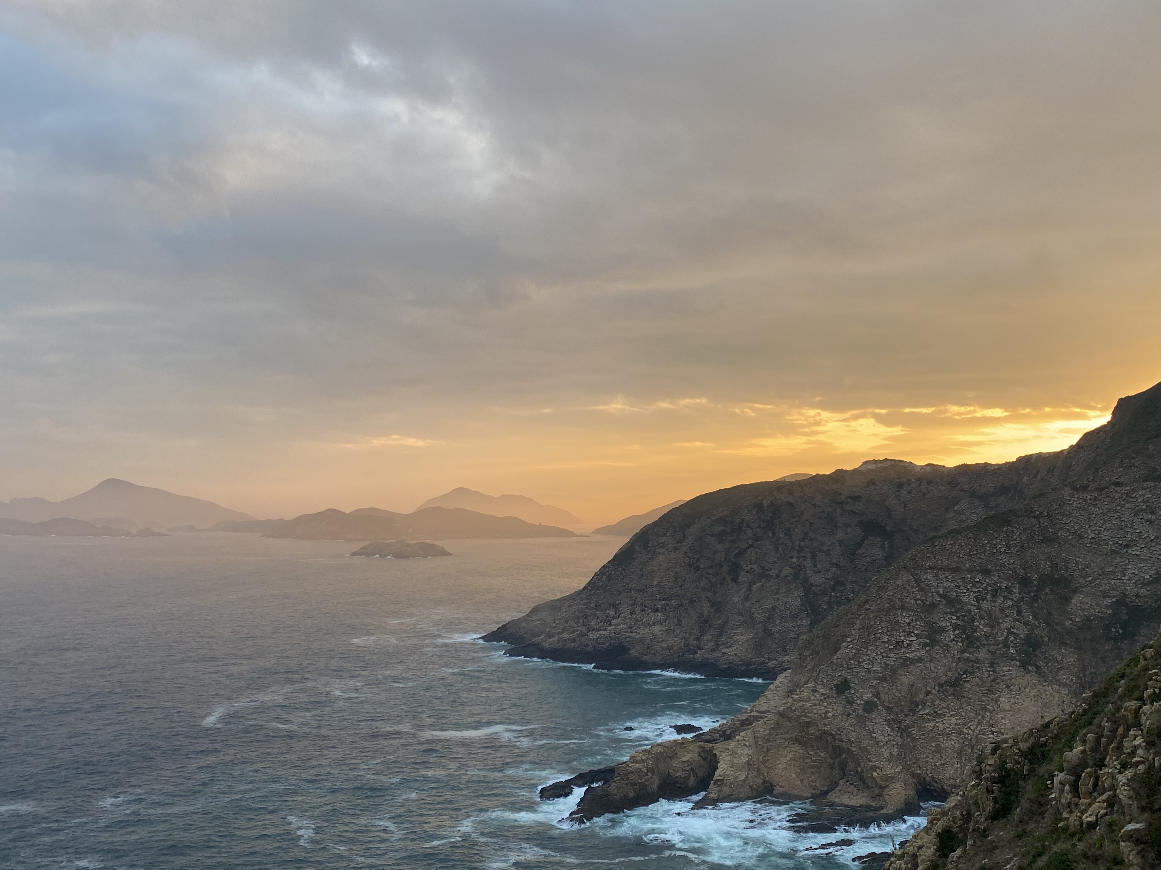 破边洲夕阳